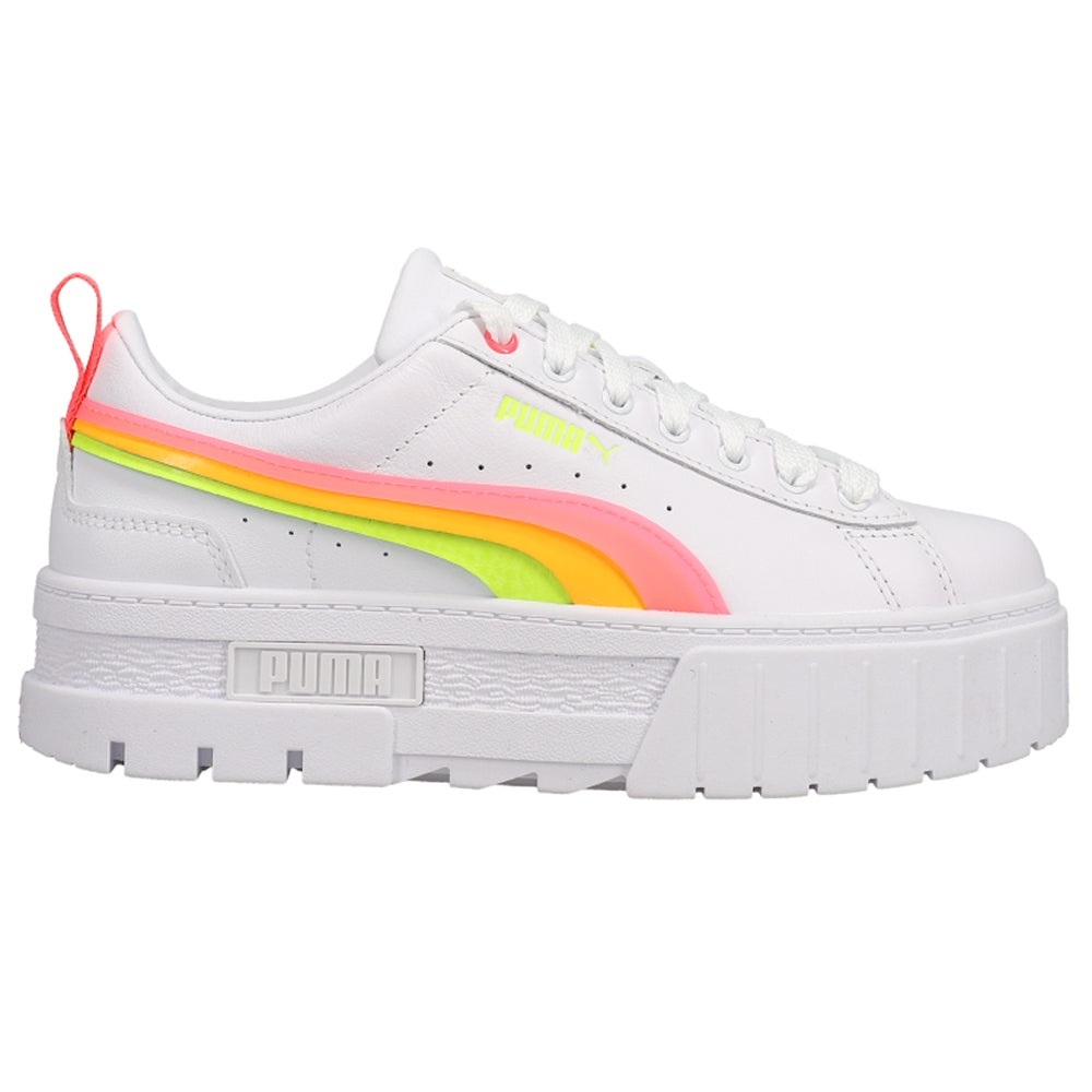 PUMA MAYZE SUMMER SQUEEZE PERFORATED PLATFORM, SIZE 8.5